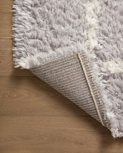 Amira AMI-04 Silver / Ivory Area Rug by Angela Rose x Loloi