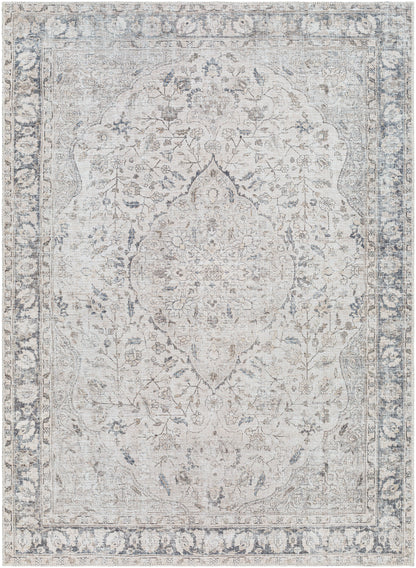 Surya Amelie AML-2385 Ivory Machine Washable Area Rug by LIVABLISS