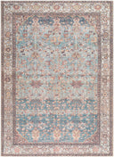 Surya Amelie AML-2399 Pale Blue Machine Washable Area Rug by LIVABLISS