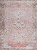 Surya Amelie AML-2402 Dusty Pink Machine Washable Area Rug by LIVABLISS