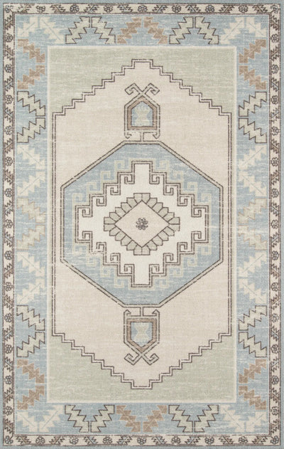 Anatolia ANA-2 Light-Blue Area Rug by Momeni