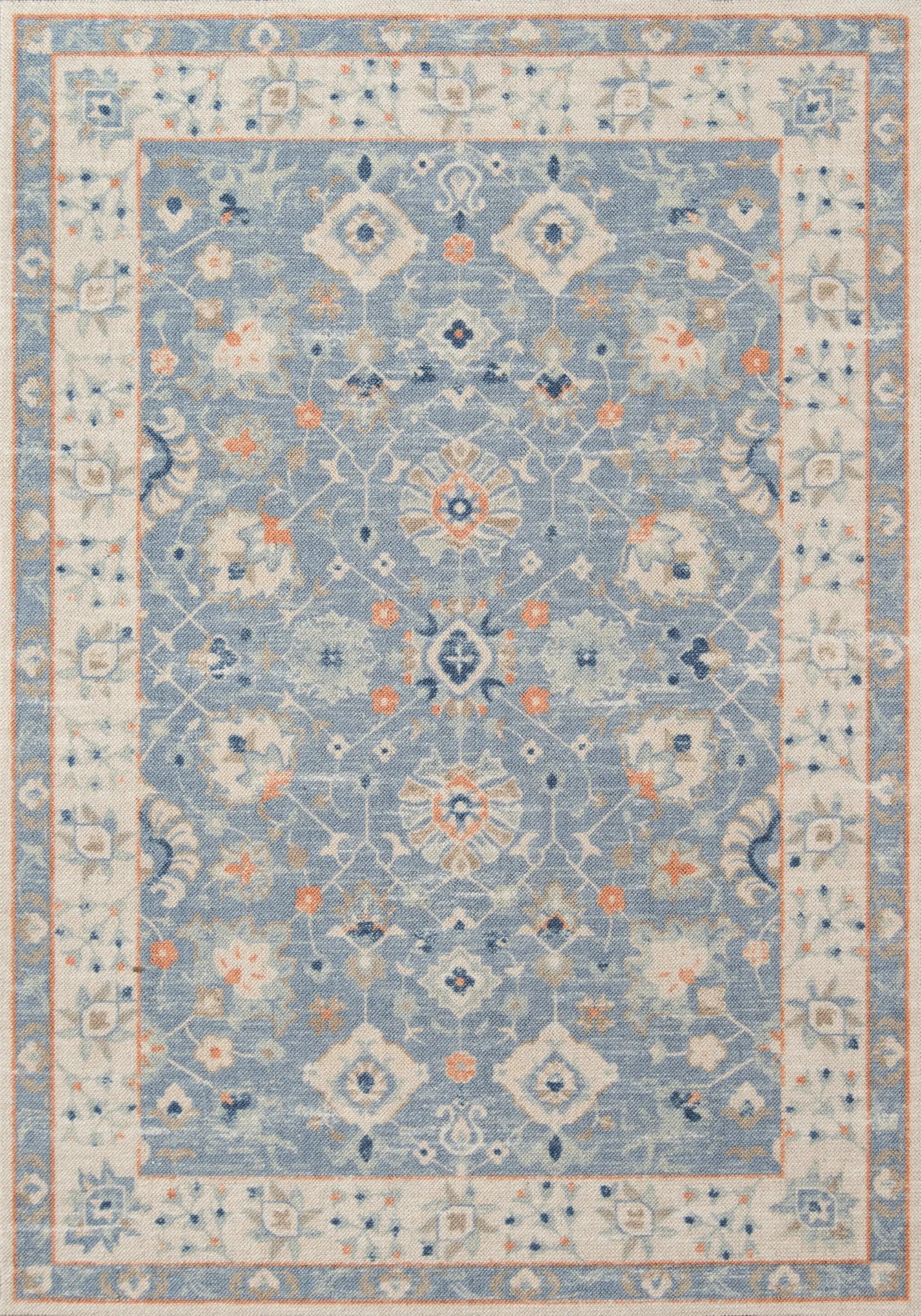 Anatolia ANA-8 Blue Area Rug by Momeni