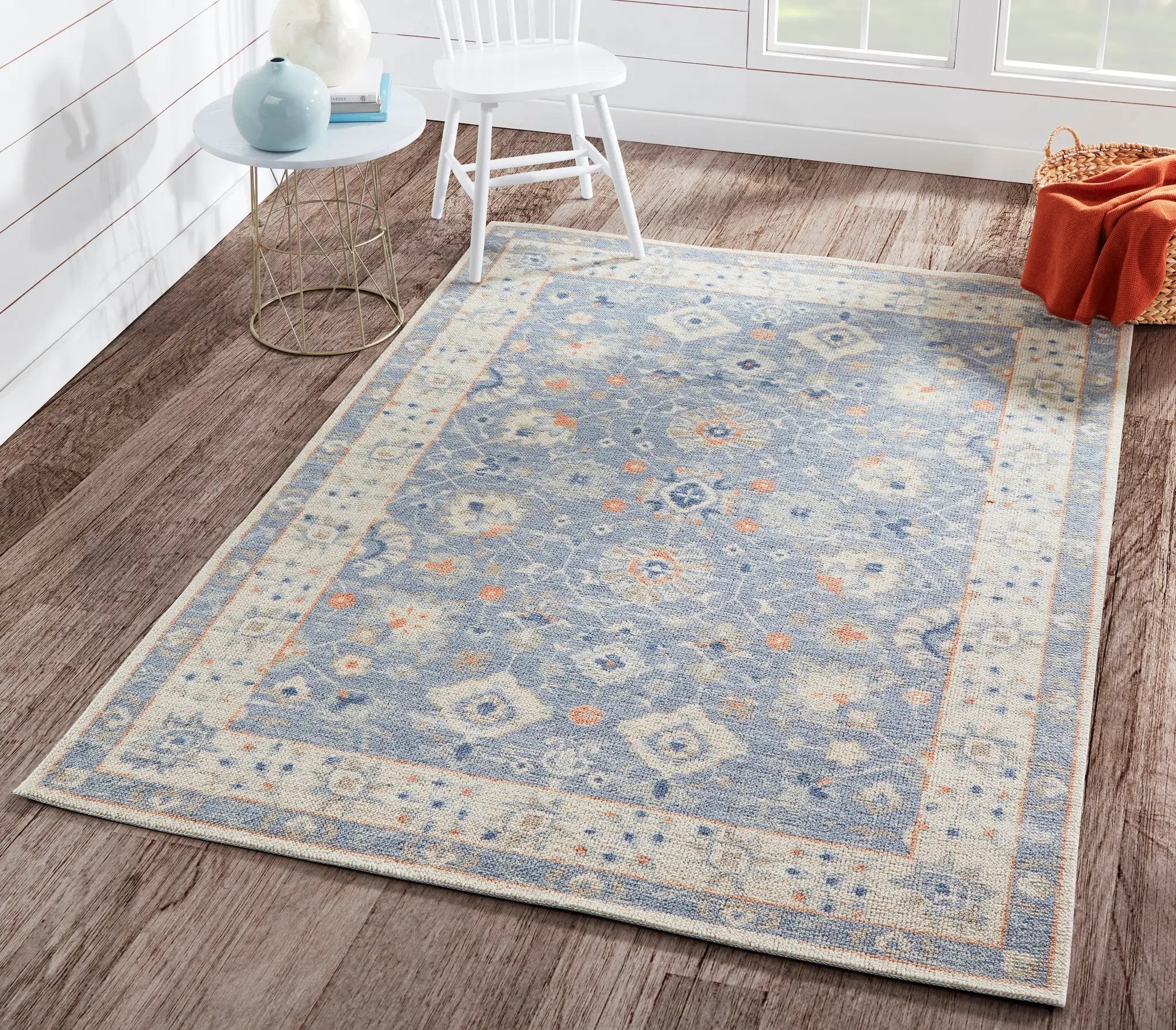 Anatolia ANA-8 Blue Area Rug by Momeni