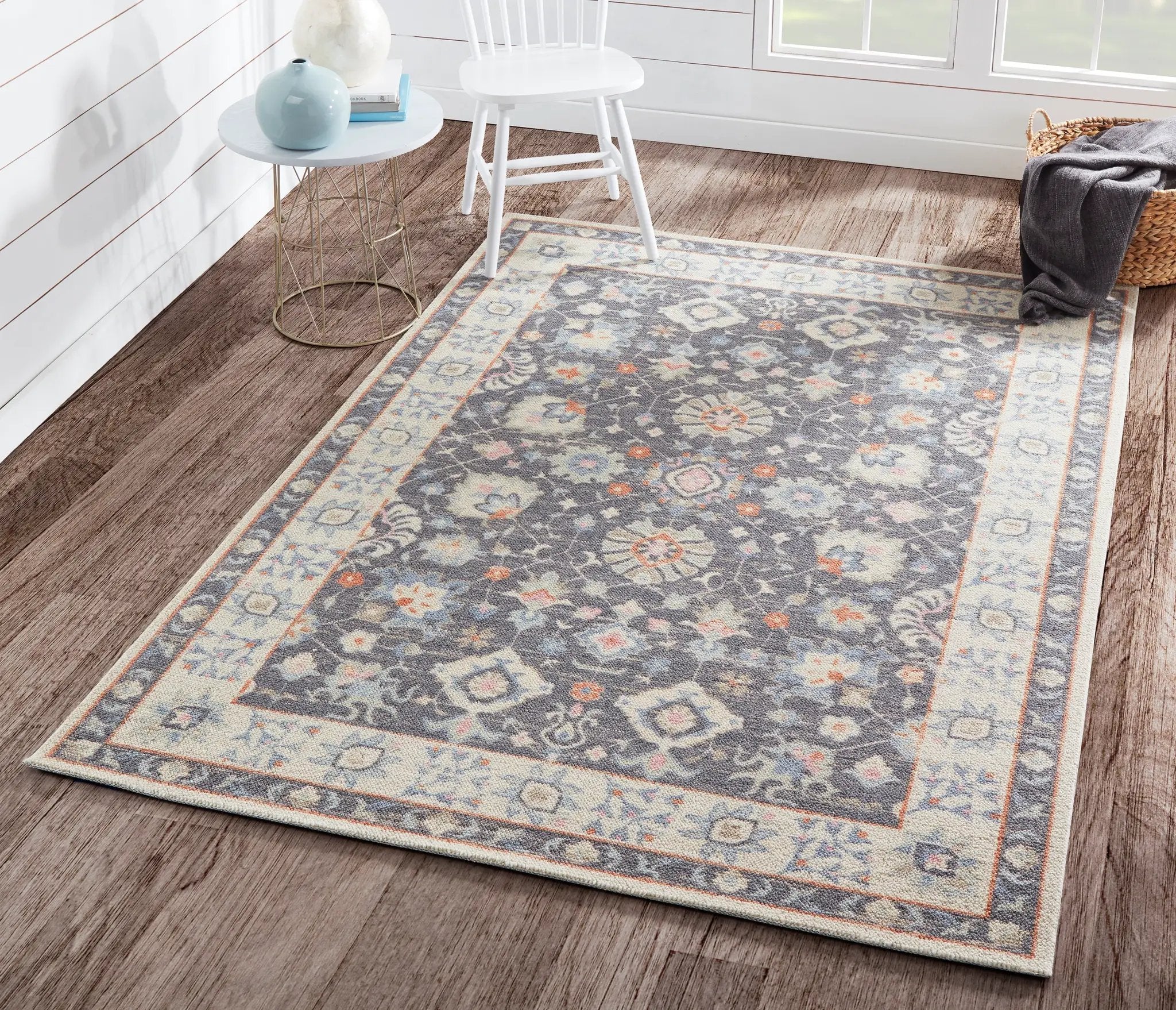 Anatolia ANA-8 Charcoal Area Rug by Momeni