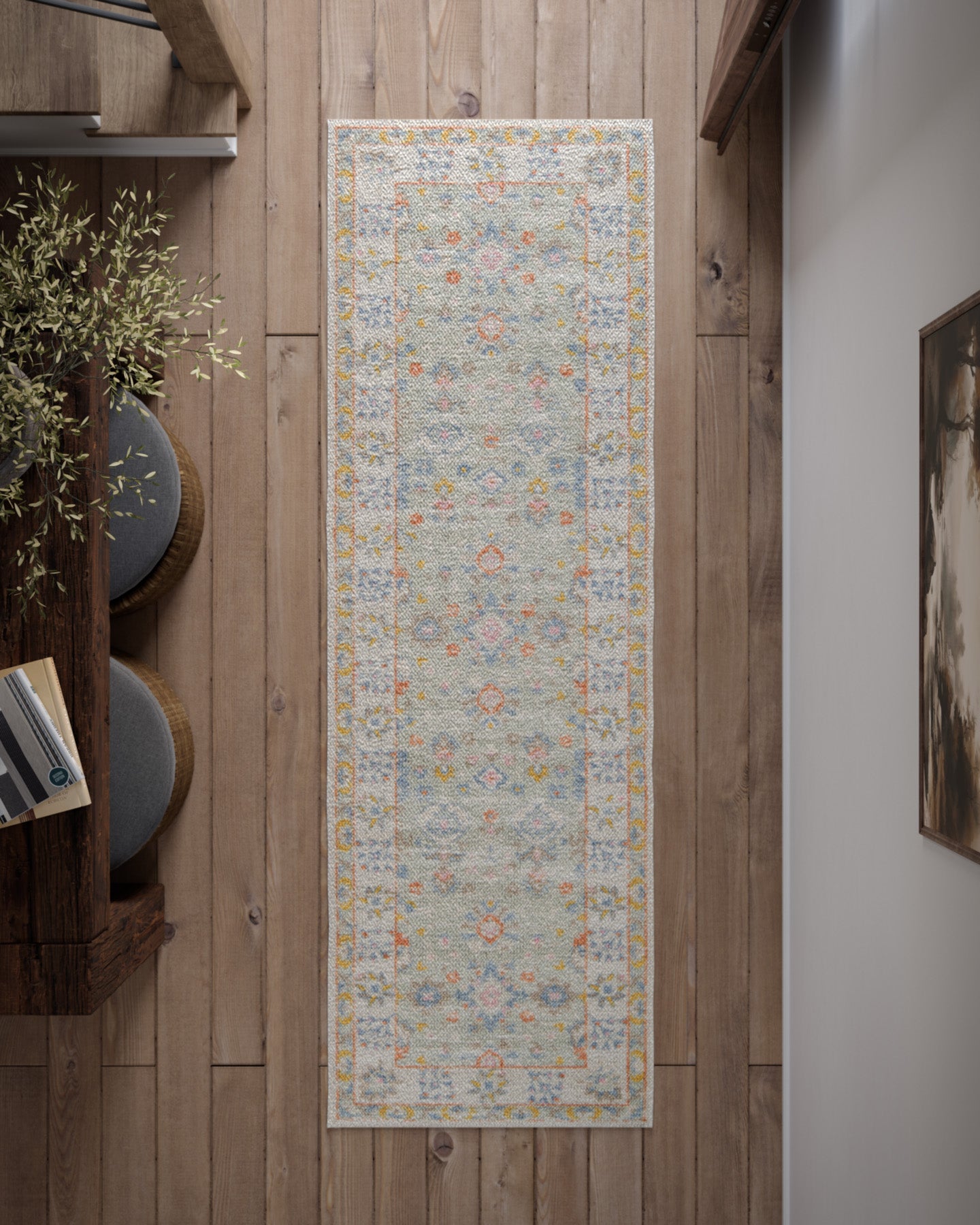Momeni Anatolia ANA-8 Light Blue Area Rug