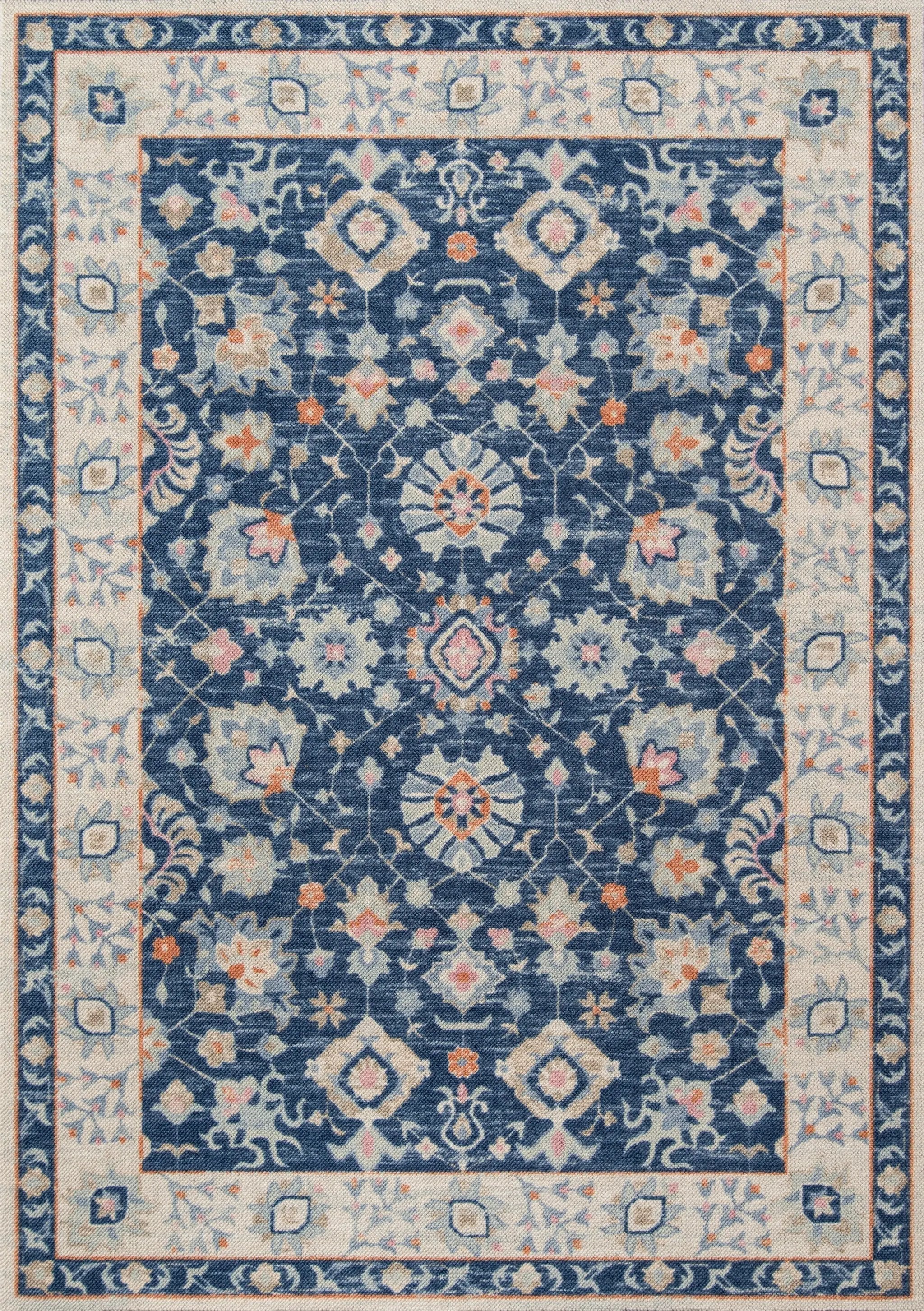 Anatolia ANA-8 Navy Area Rug by Momeni