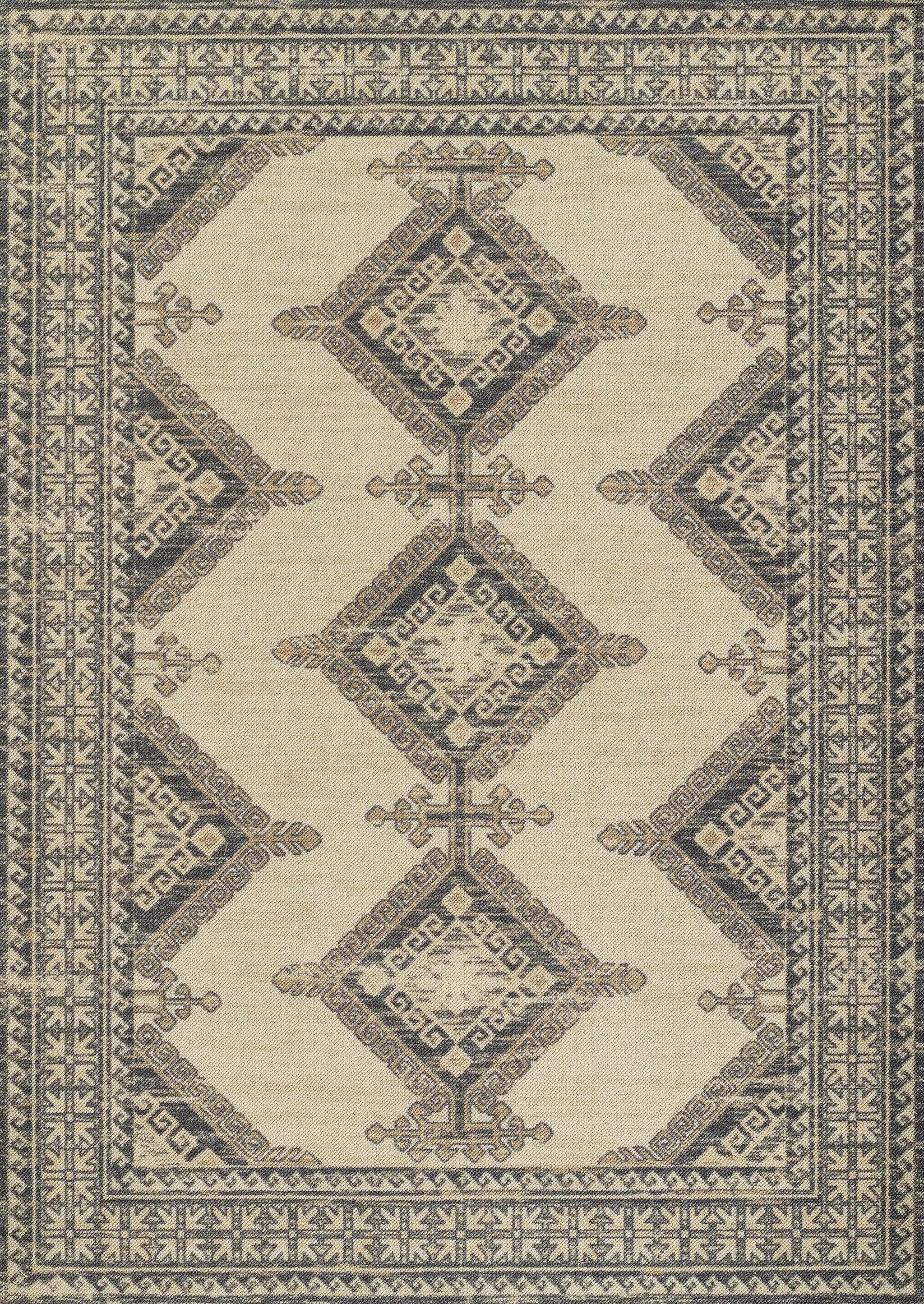 Anatolia ANA-10 Charcoal Area Rug by Momeni