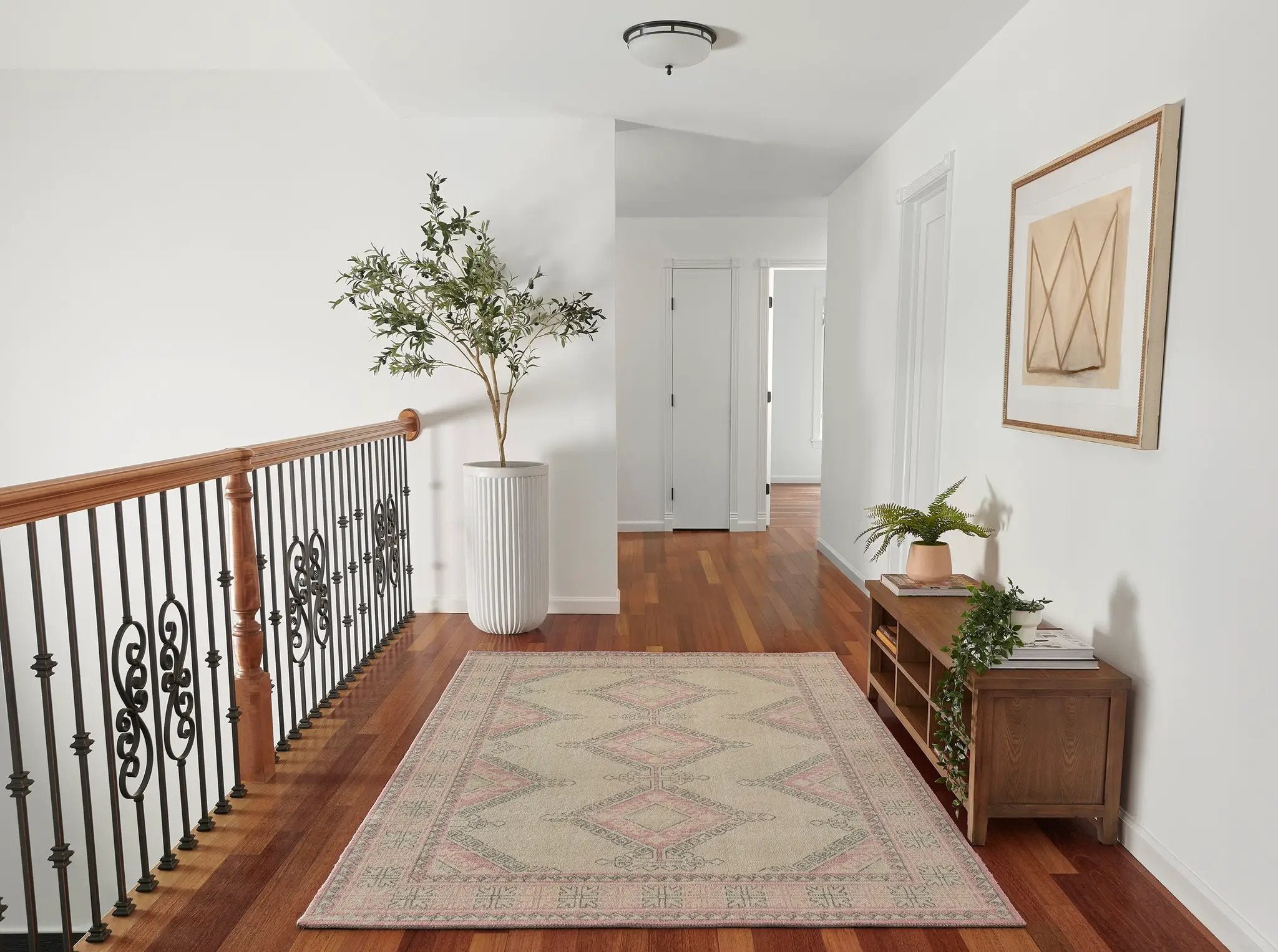Anatolia ANA-10 Pink Area Rug by Momeni