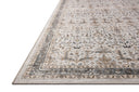A power-loomed polyester area rug in refined ivory and grounding stone tones with traditional and distressed motifs, the Anniston ANS-01 Ivory / Stone Area Rug grounds your room beautifully