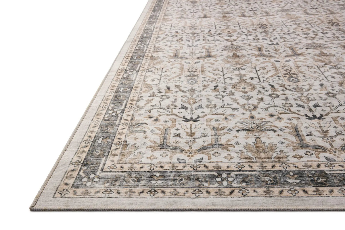Anniston ANS-01 Ivory / Stone Area Rug by Loloi