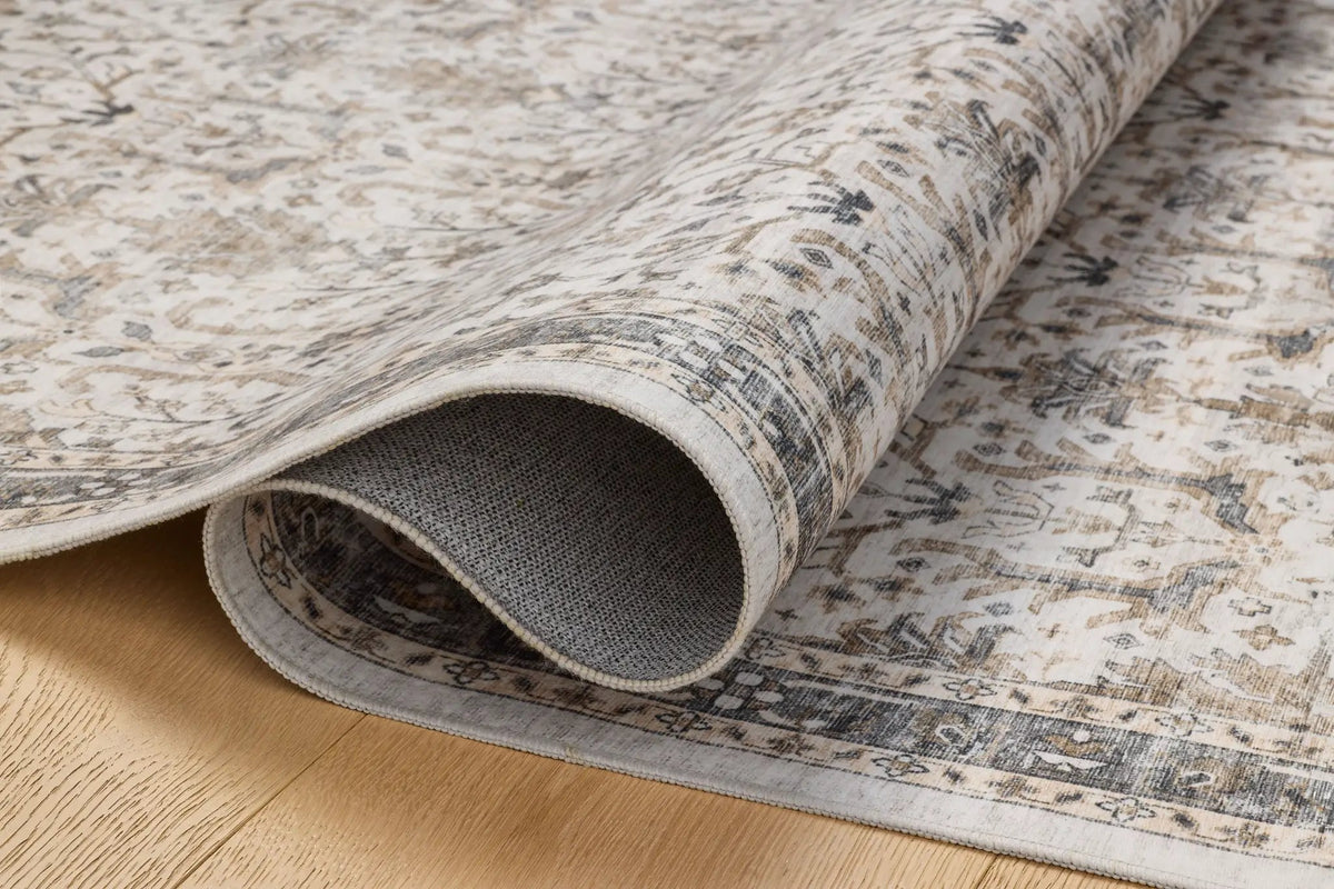 Anniston ANS-01 Ivory / Stone Area Rug by Loloi