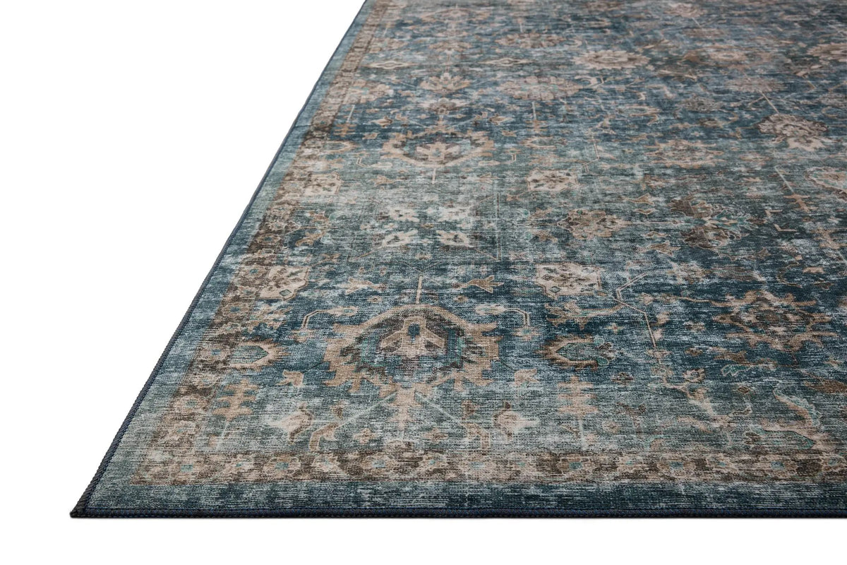 Anniston ANS-02 Lagoon / Natural Area Rug by Loloi