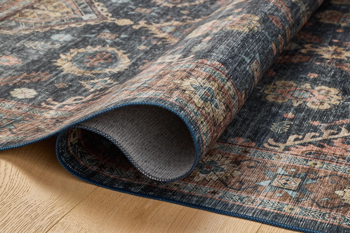 Anniston ANS-03 Denim / Sunset Area Rug by Loloi