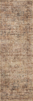 A power-loomed polyester area rug with traditional and distressed flair in earthy clay and deep charcoal tones, the Anniston ANS-06 Clay / Charcoal Area Rug anchors any room