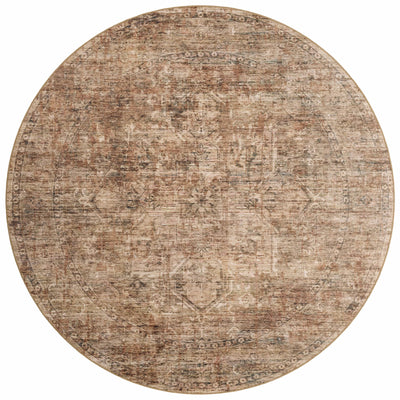 A power-loomed polyester area rug with traditional and distressed flair in earthy clay and deep charcoal tones, the Anniston ANS-06 Clay / Charcoal Area Rug anchors any room