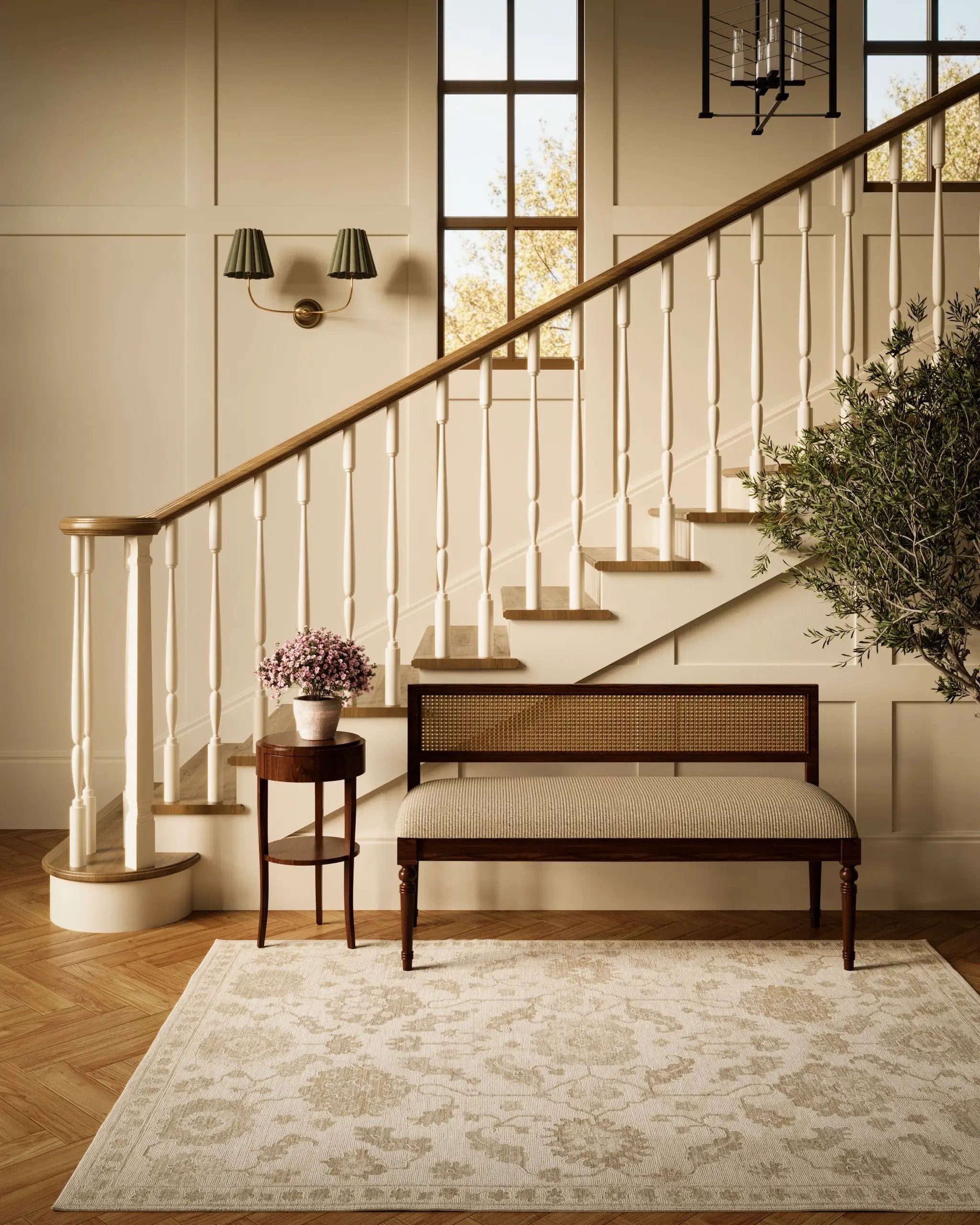 Ansel ANS-2 Beige Area Rug by Momeni