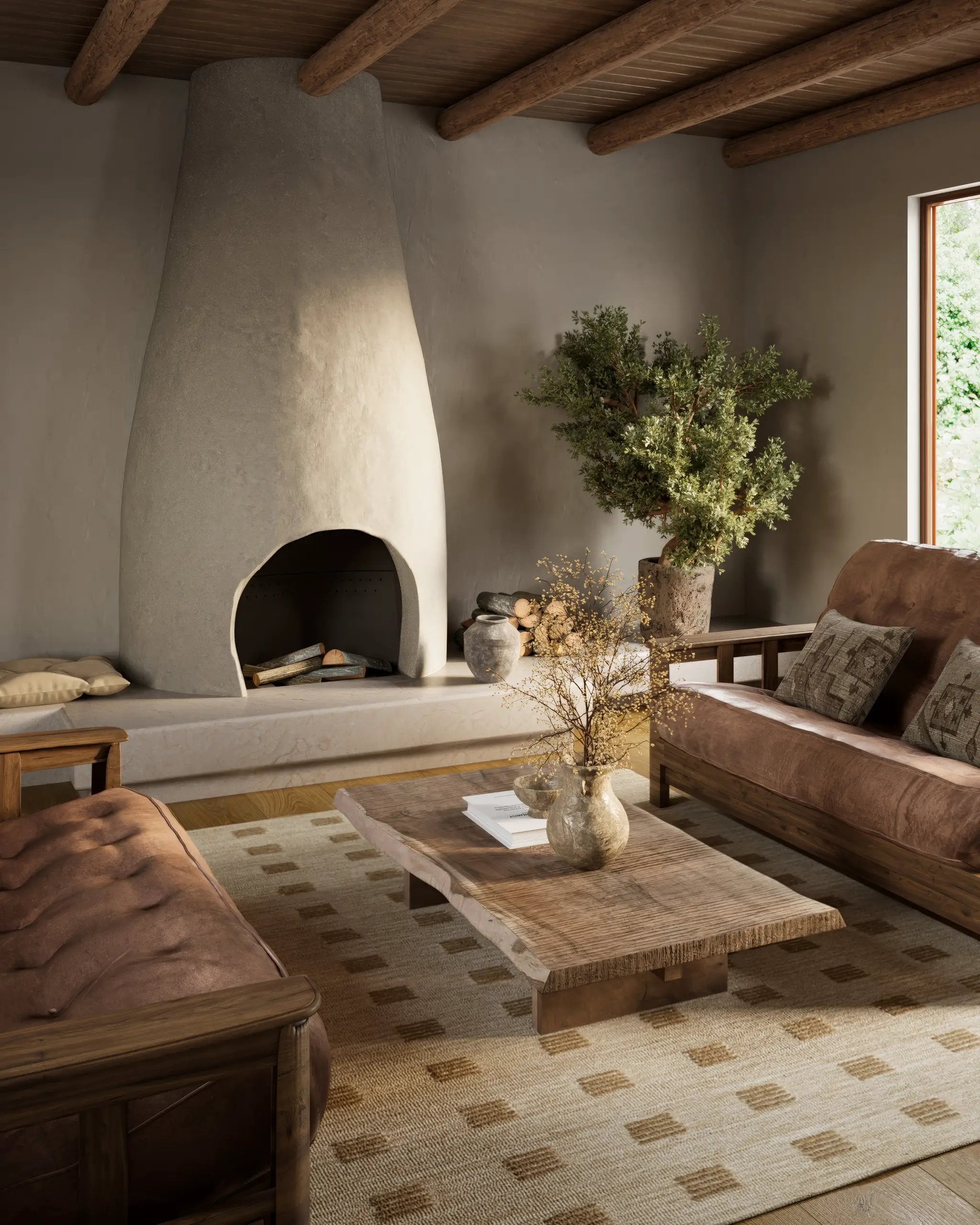Archer ARC-1 Beige Area Rug by Momeni