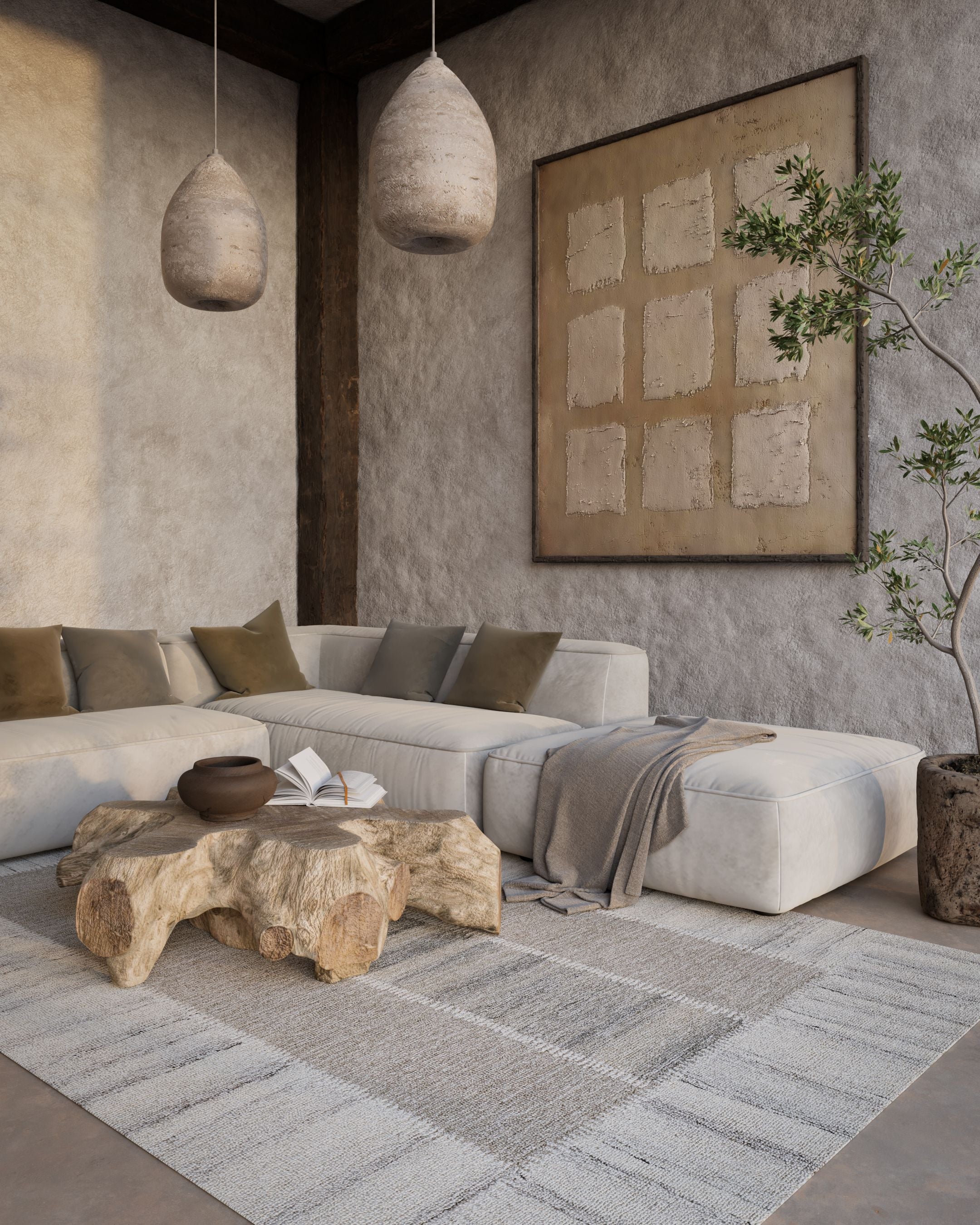 Momeni Archer ARC-4 Grey Hand Tufted Area Rug