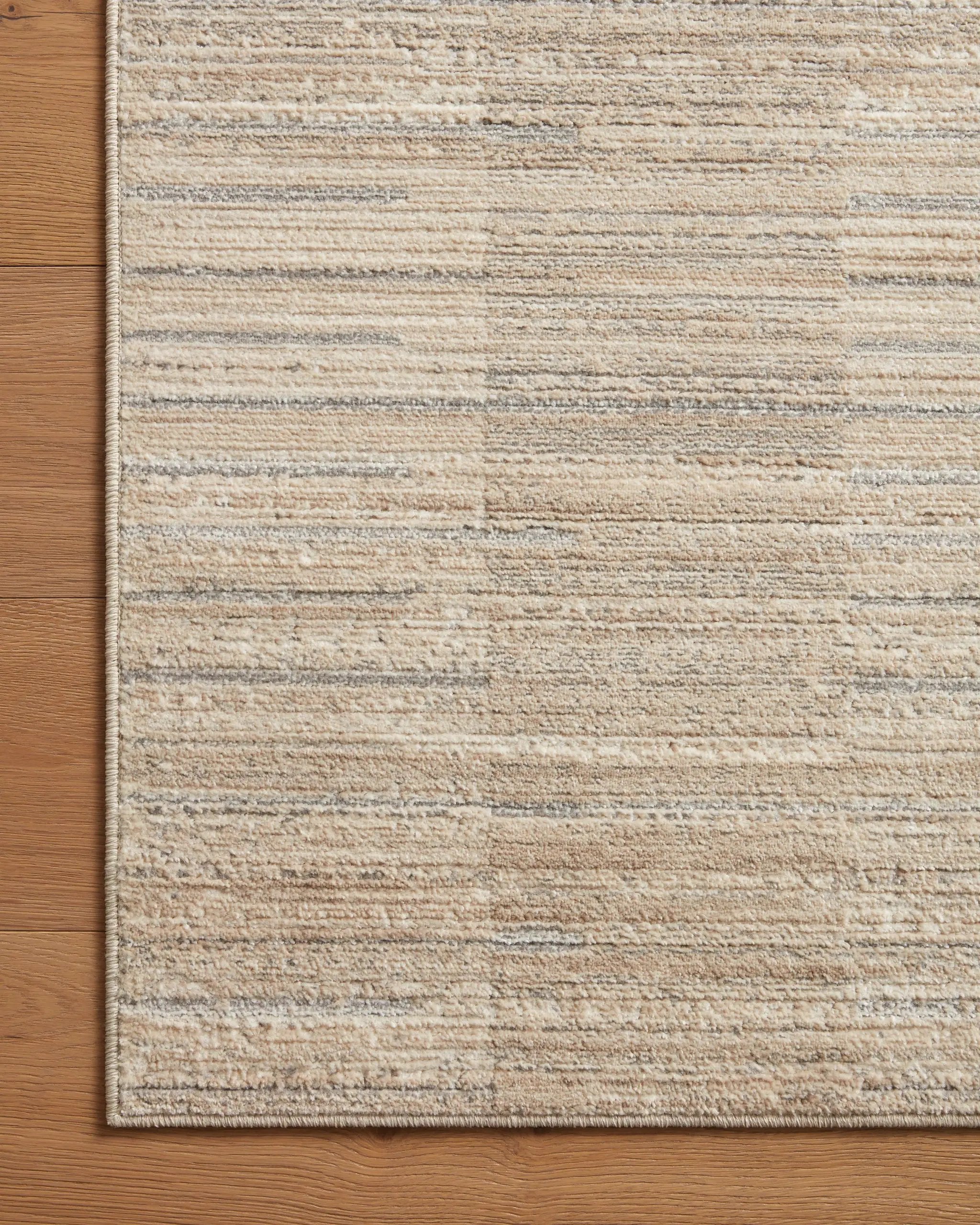 Arden ARD-01 Natural / Pebble Area Rug by Loloi