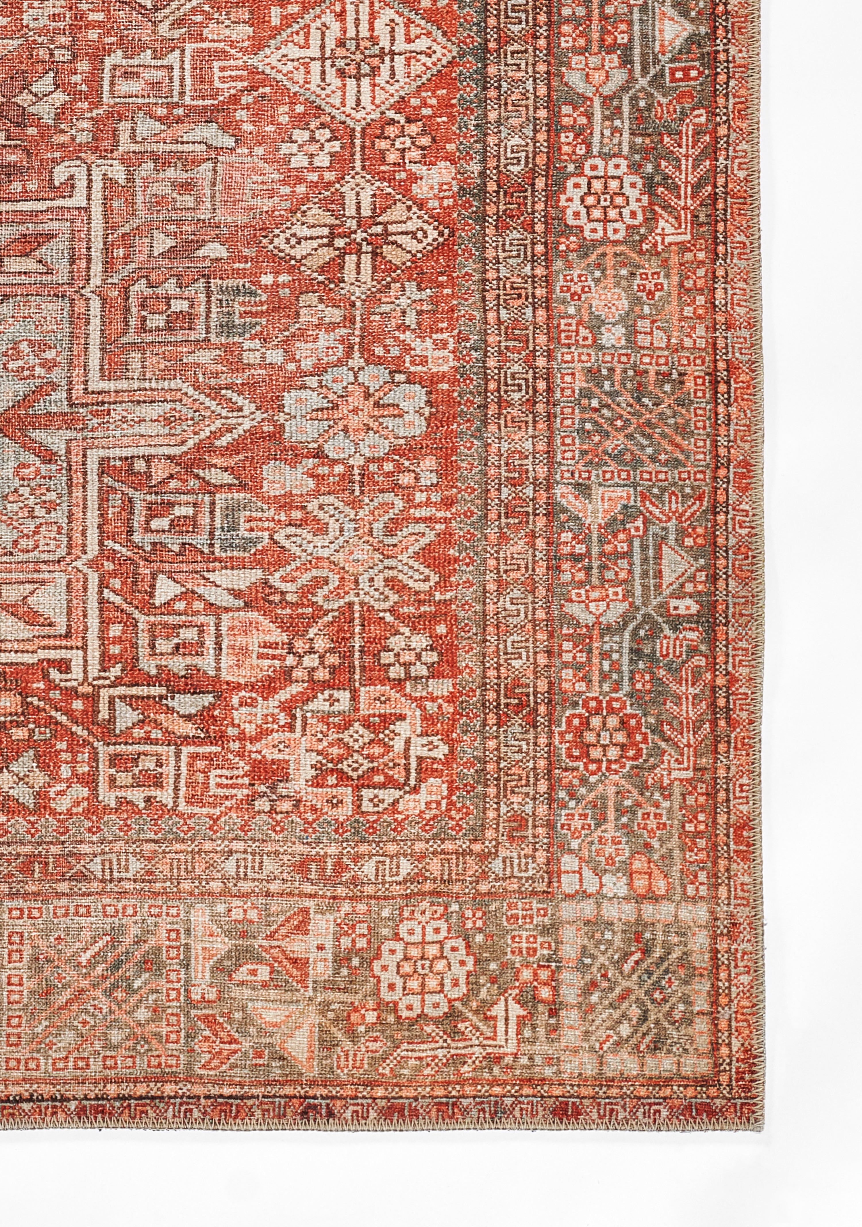 Ariana ARI-2 Red Area Rug