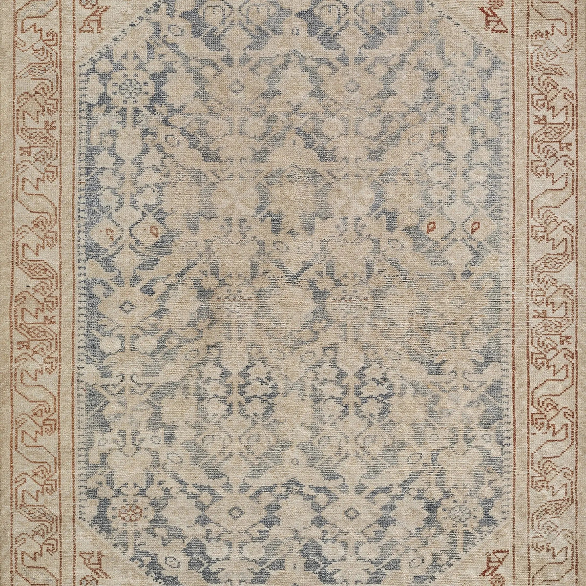 Ariana ARI-5 Blue Area Rug by Momeni