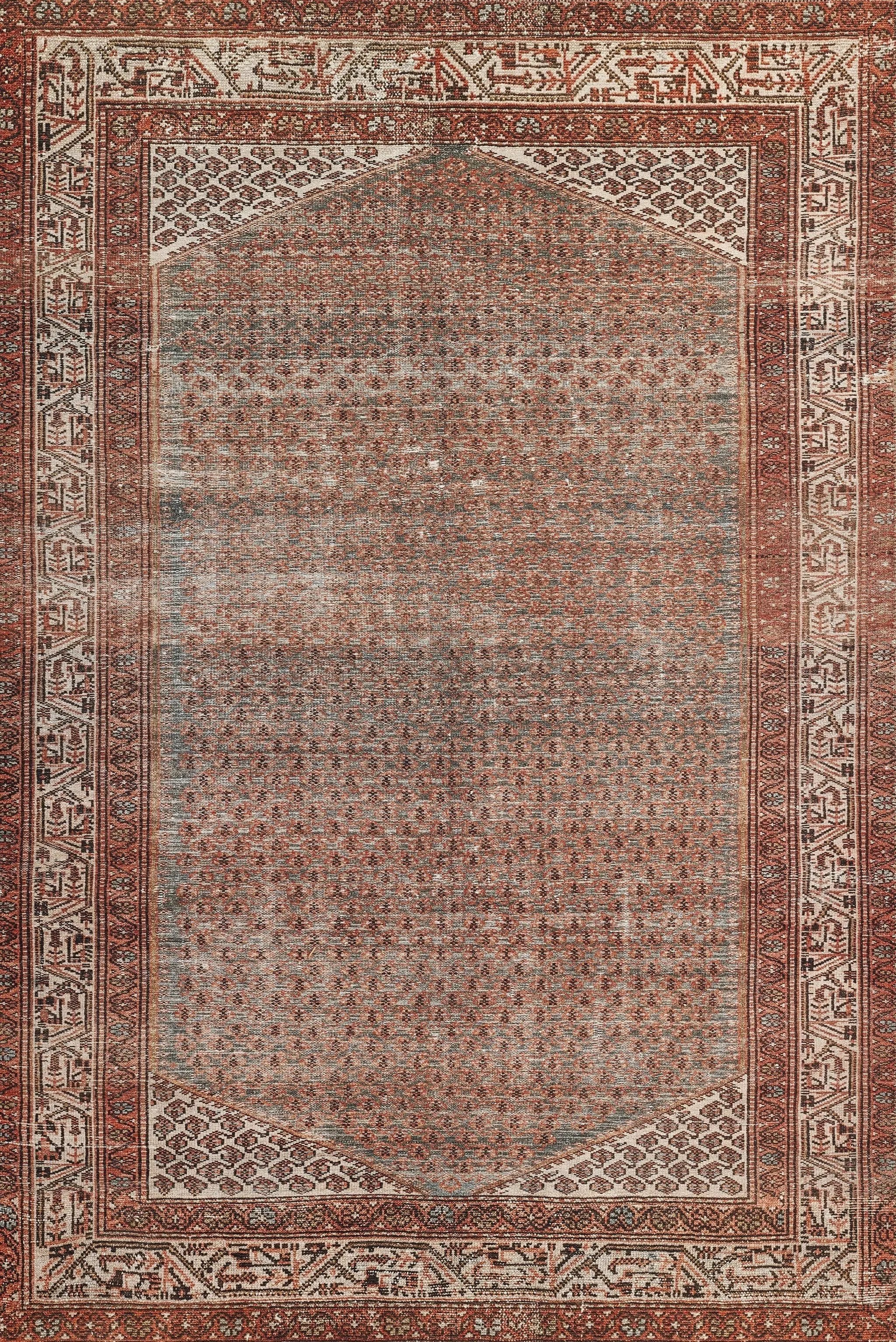 Ariana ARI-9 Rust Area Rug by Momeni