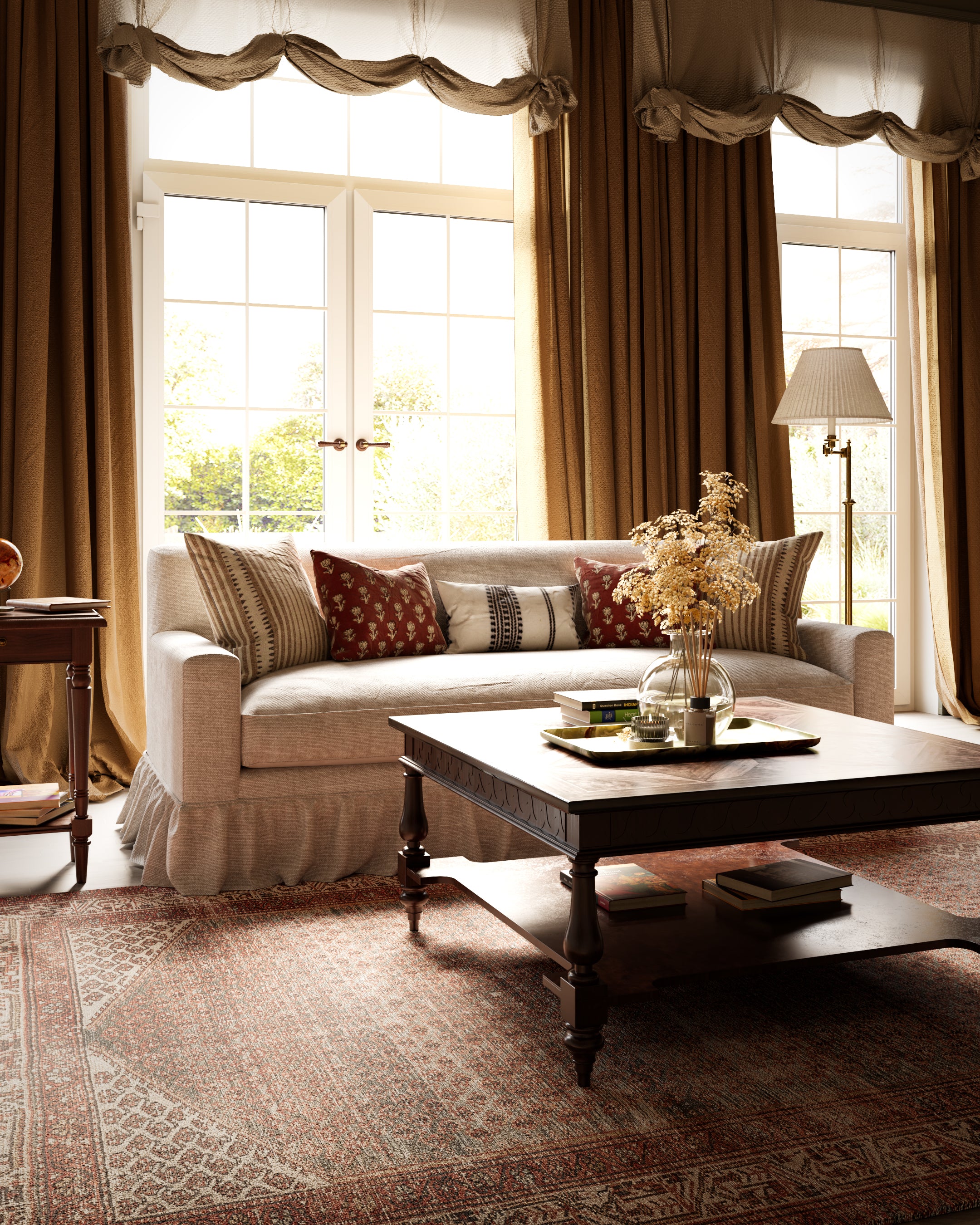 Momeni Ariana ARI-9 Rust Area Rug