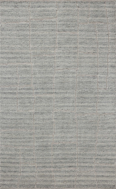 The Asha ASA-01 Sky Area Rug pairs breezy sky-blue tones and contemporary patterns in a hand-loomed wool and cotton area rug