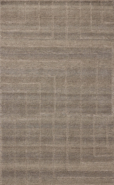 Crafted as a hand-loomed wool and cotton area rug, the Asha ASA-02 Bark Area Rug brings grounded bark warmth and contemporary character to your space
