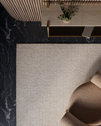 Momeni Asher ASH-1 White Hand loomed Area Rug