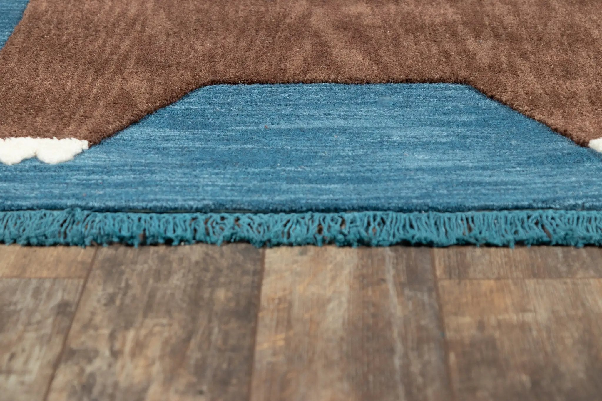 Atticus ATC-4 (Bear) Navy Area Rug by Novogratz by Momeni