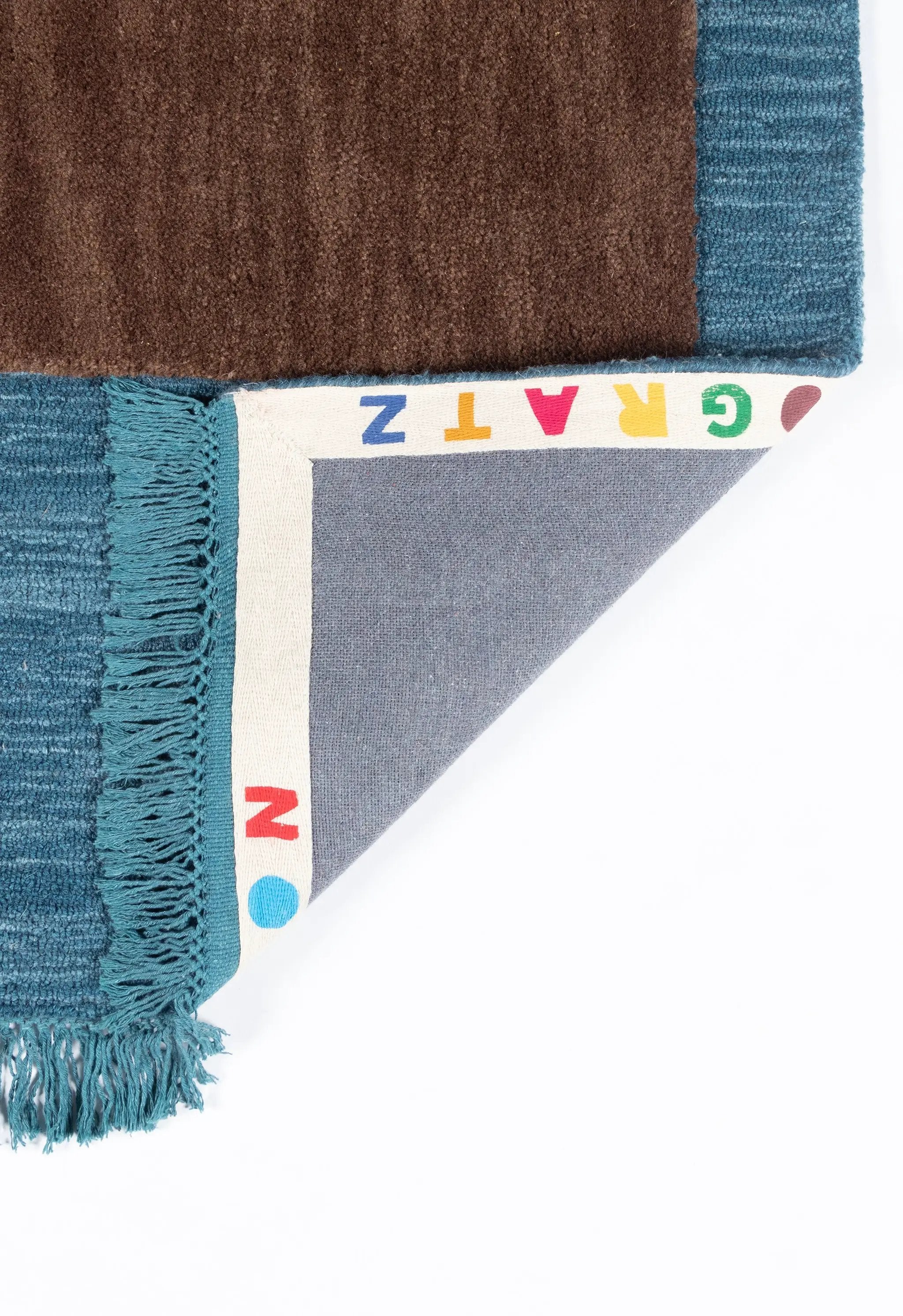 Atticus ATC-4 (Bear) Navy Area Rug by Novogratz by Momeni
