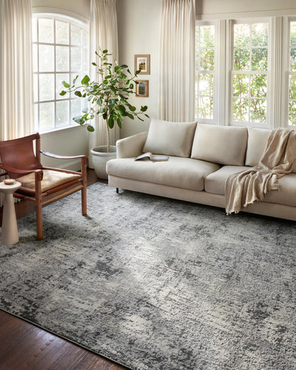 Loloi Austen AUS-01 Pebble / Charcoal Area Rug