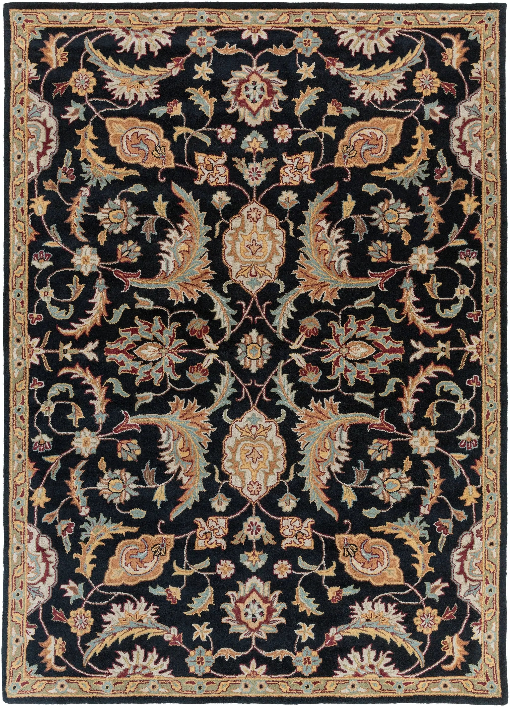 Middleton AWMD-2078 Black Area Rug by LIVABLISS