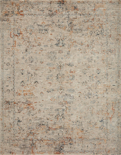 Loloi Axel AXE-02 Silver / Spice Area Rug