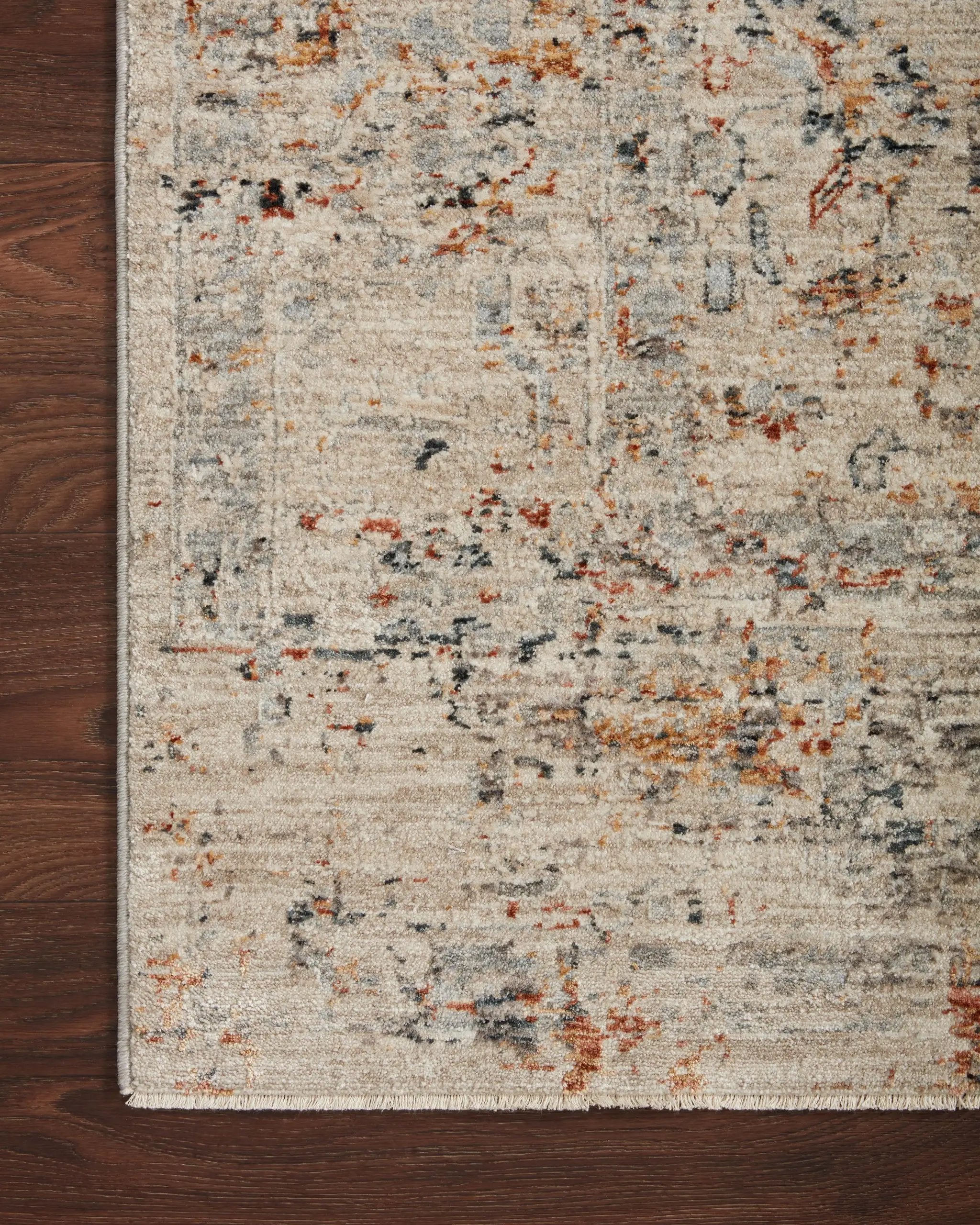 Axel AXE-02 Silver / Spice Area Rug by Loloi