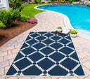 Momeni Baja BAJ15 Navy Indoor/Outdoor Area Rug