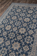 Momeni Banaras BNR-1 Blue Hand Knotted Area Rug