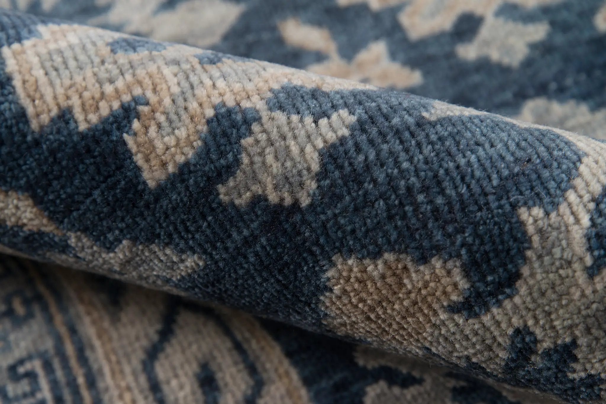 Banaras BNR-1 Blue Area Rug by Momeni