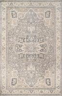 Momeni Banaras BNR-4 Gray Hand Knotted Area Rug