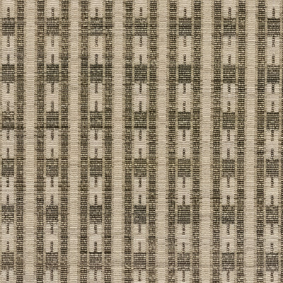 Barron BRN-2 Green Area Rug featuring subtle stripe patterns, 80% wool 20% cotton