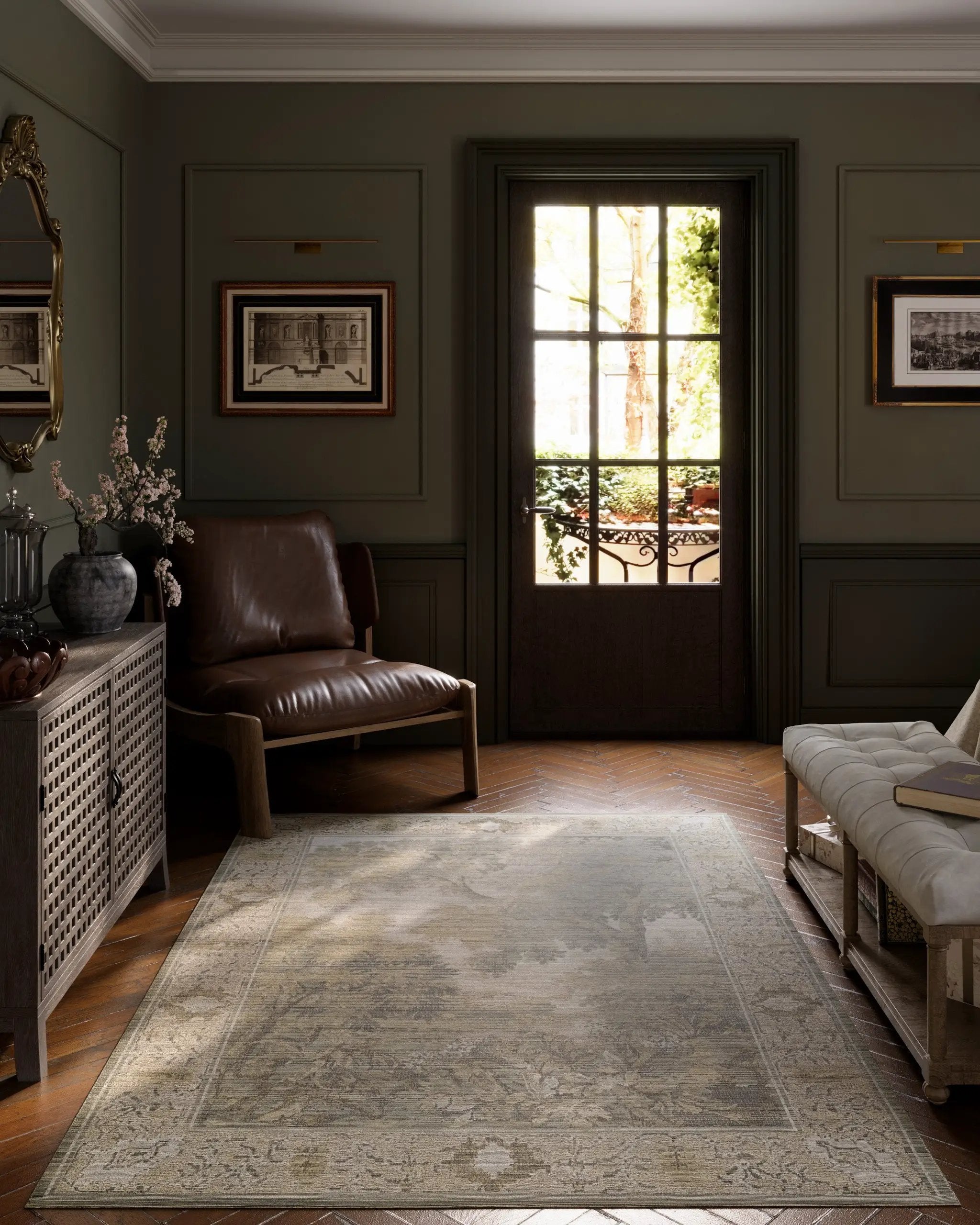 Barron BRN-3 Multicolor Area Rug by Momeni