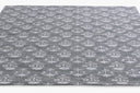 Barron BRN-5 Blue Area Rug with geometric-inspired patterns, premium wool-cotton blend