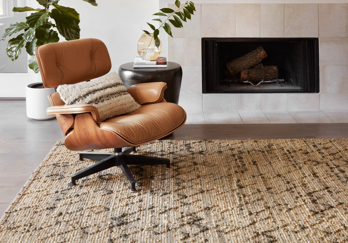 Beacon BU-01 Charcoal Area Rug by Loloi