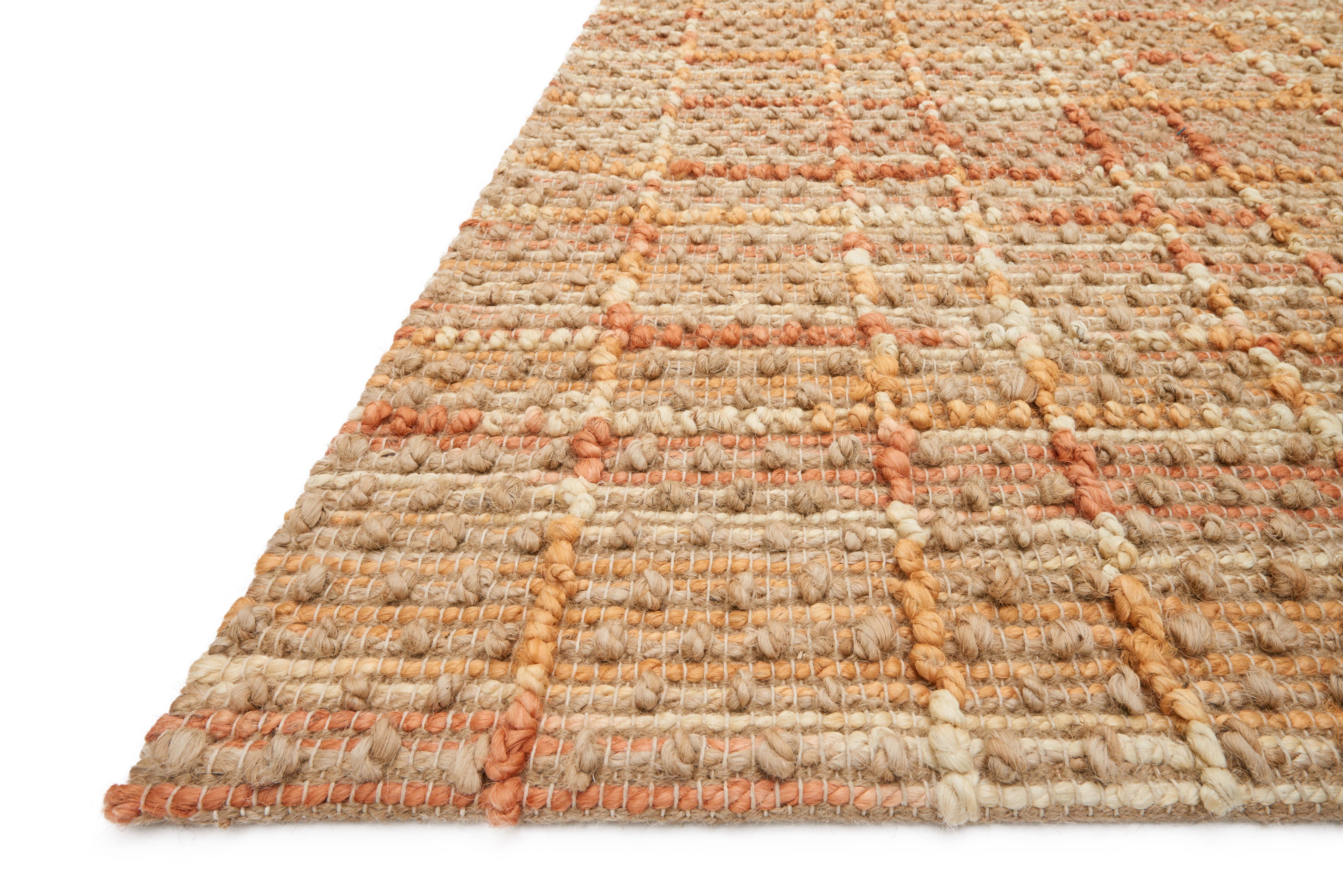 Loloi Beacon BU-02 Tangerine Area Rug