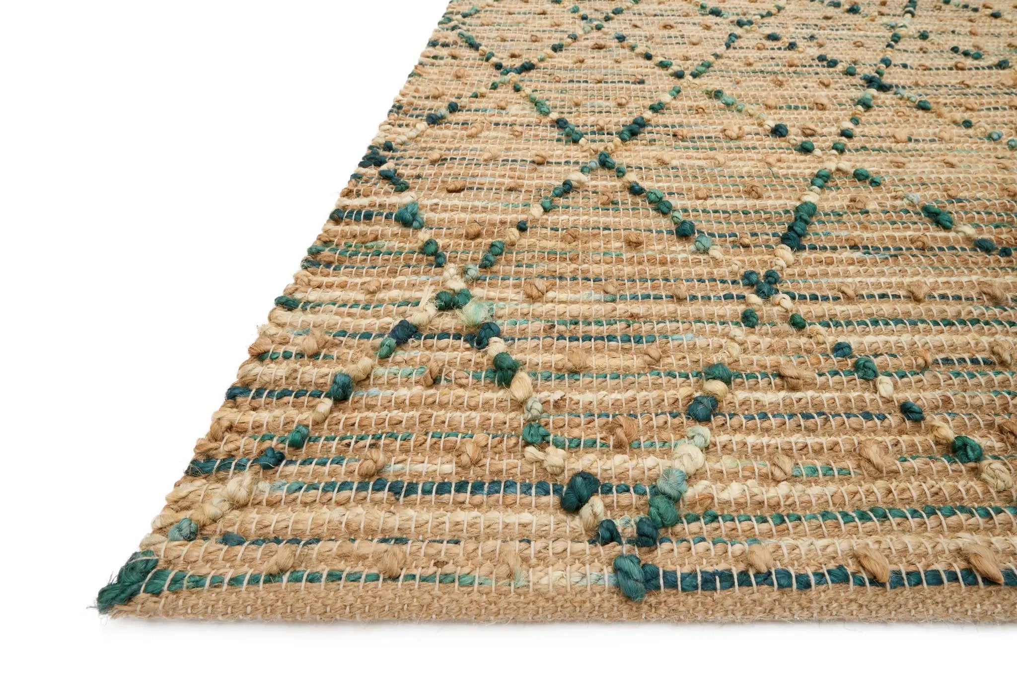 Beacon BU-03 Aqua Area Rug by Loloi