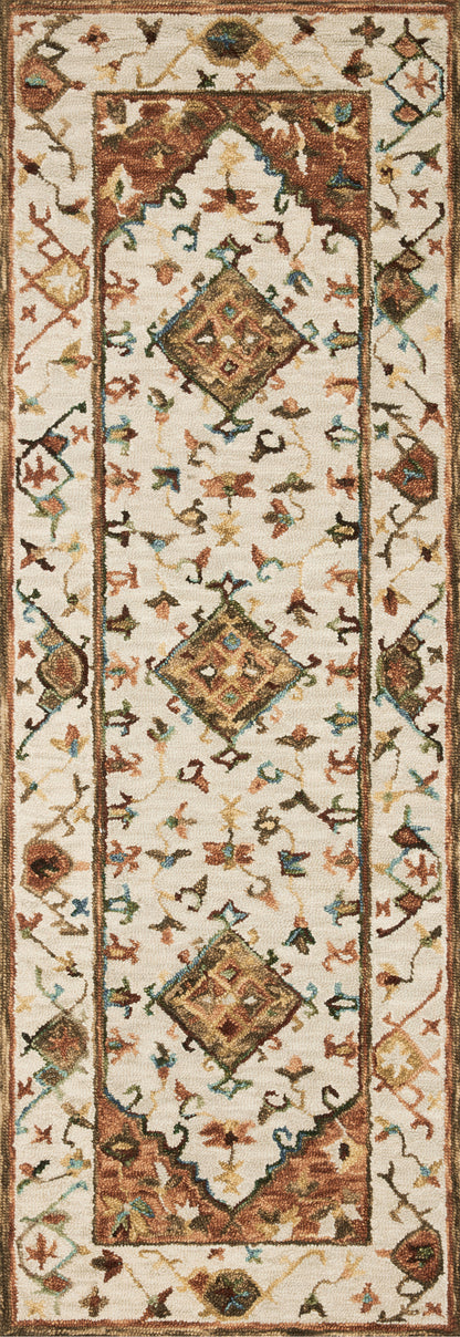Loloi Beatty BEA-01 Ivory / Rust Area Rug
