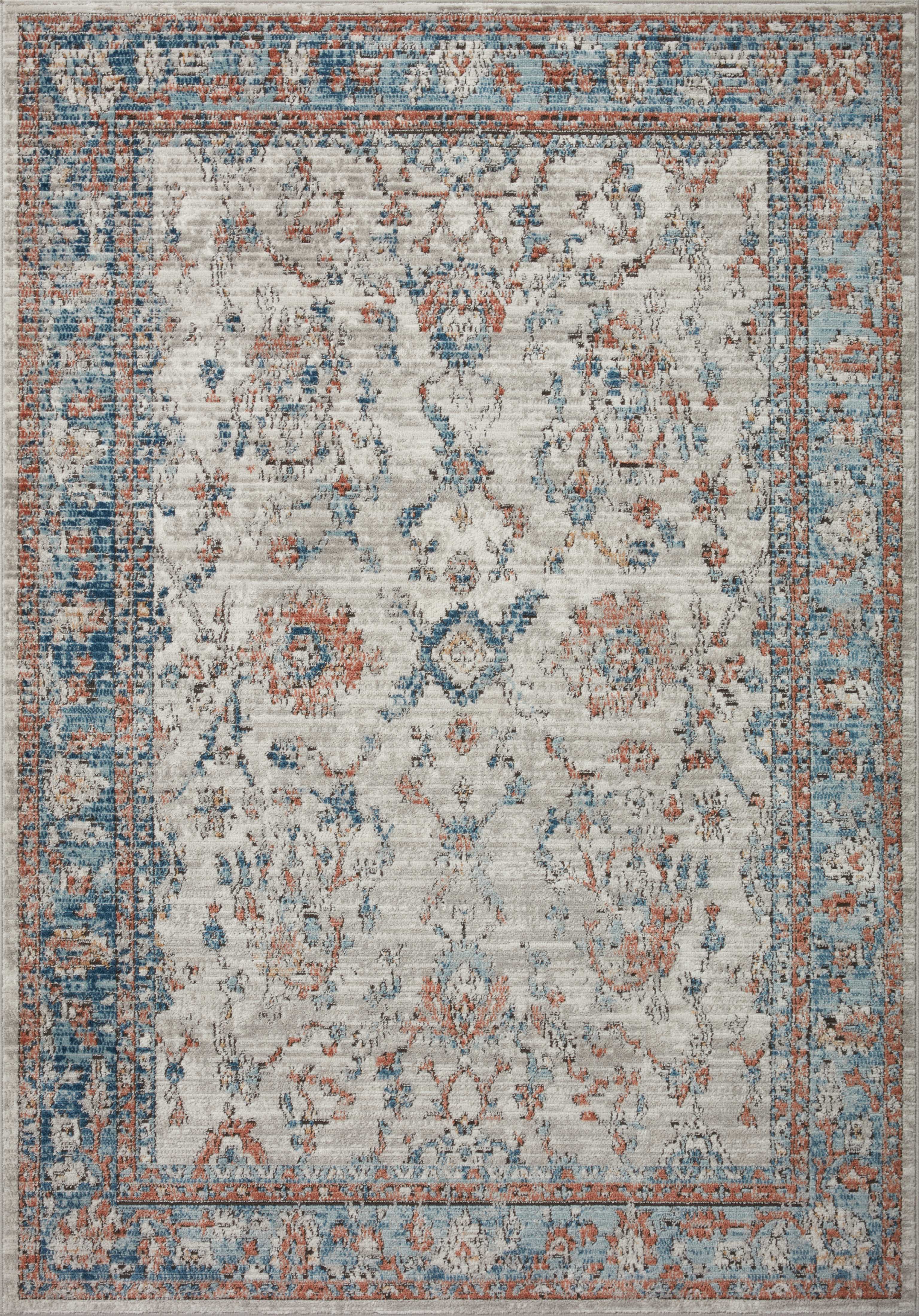 Loloi Bianca BIA-05 Dove / Multi Area Rug