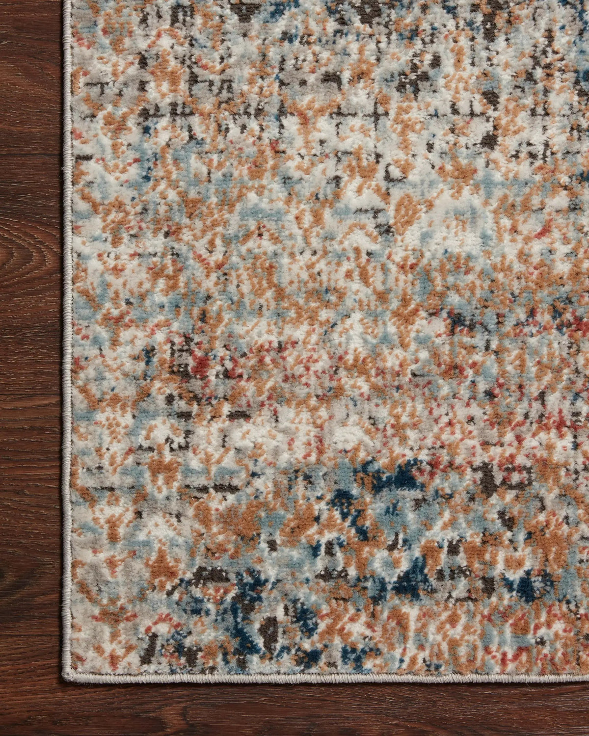Bianca BIA-09 Ocean / Spice Area Rug by Loloi