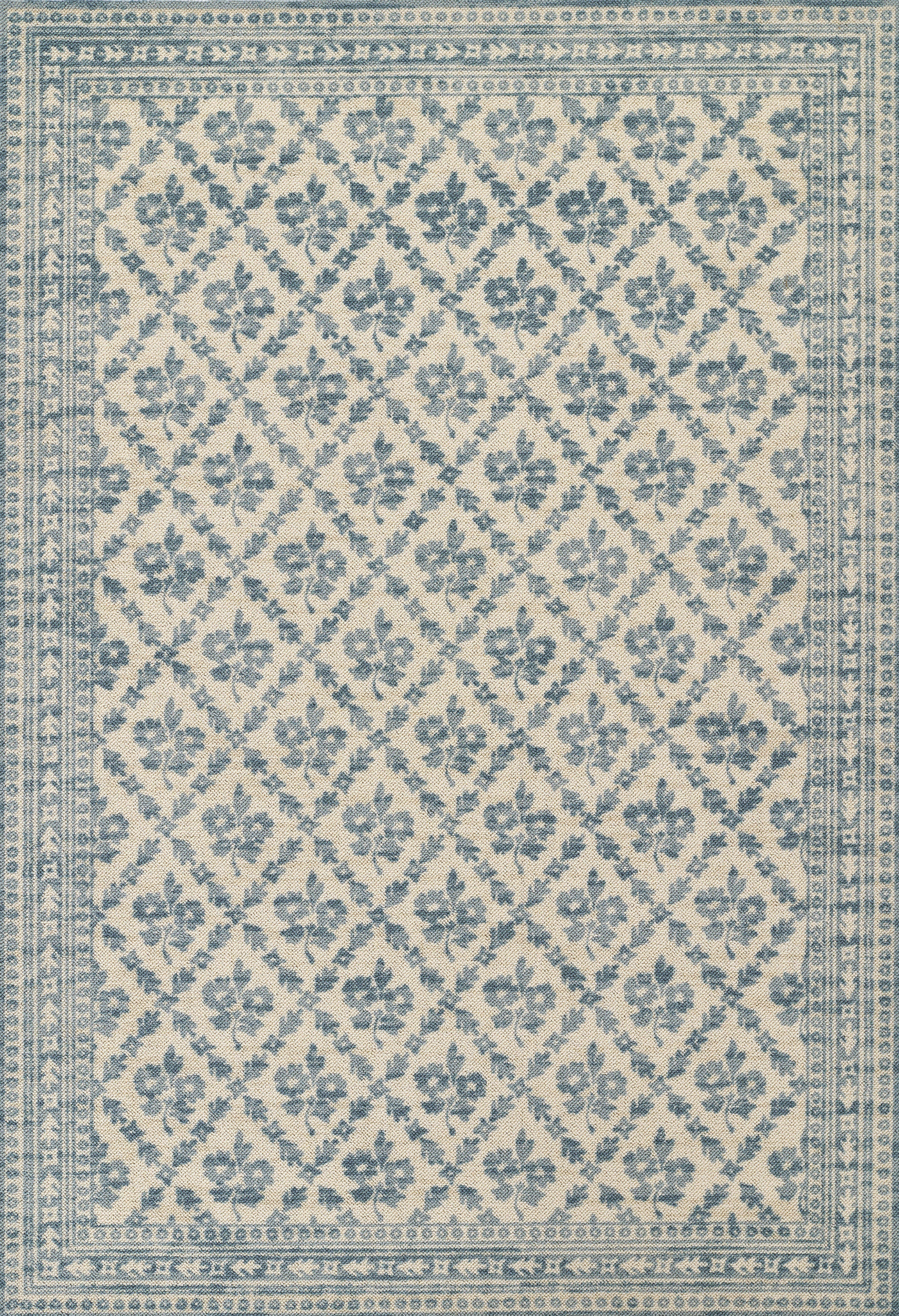 Momeni Bibury BIB-1 Blue Area Rug